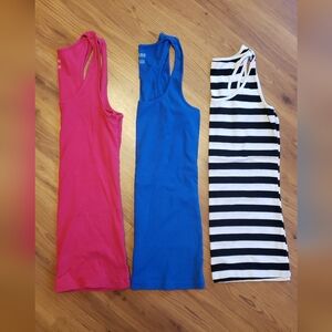 Set of 3 racer back tanks